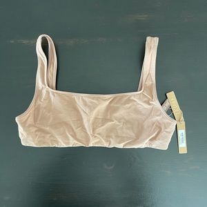 NWT SKIMS Scoop Neck Bralette Sienna Sz Medium